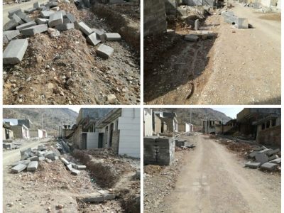 وضعیت نامناسب کوچه و خیابانهای شهرک شهید سلیمانی