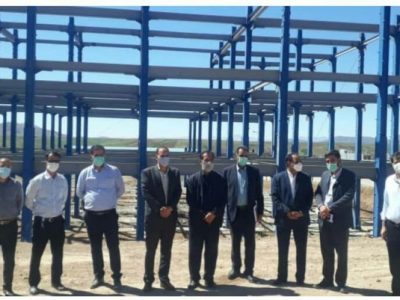 بازدید مدیر کل نوسازی مدارس و کمیته امداد لرستان از روند ساخت هنرستان فنی نورآباد