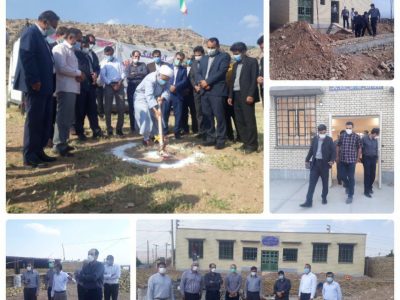 مدرسه ۳ کلاسه روستای تنگ قلعه کلنگ زنی شد