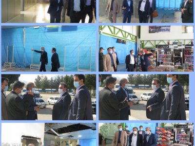 بازدید استاندار لرستان از پروژه های عمرانی فرودگاه شهدای خرم آباد