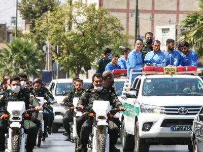 شهرگردانی سارقان مسلح در خرم‌آباد