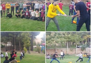 برگزاری مسابقه طناب کشی به همت دفتر تسهیلگری پشت بازار و درب دلاکان