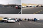 مصدومیت ۴ نفر در تصادف محور ازنا_اراک