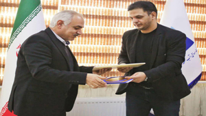 انعقاد تفاهم نامه همکاری هیأت ورزش صنعت آب و برق لرستان با هیات اسکواش استان