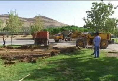 طرح اصلاح هندسی میدان باستان و بلوار شهید میررضایی در حال انجام است/ احداث پارکینگ در پارک شاپوری