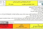 هشدار سطح زرد هواشناسی برای لرستان