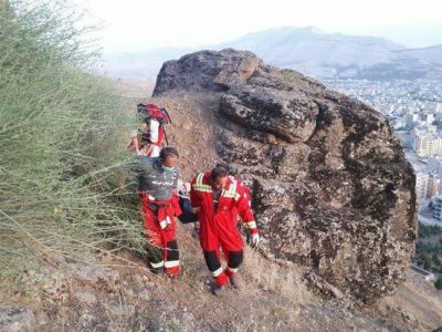 مرگ جوان ۳۲ ساله درحادثه سقوط از مخملکوه خرم آباد