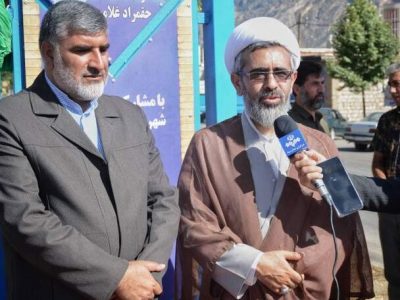 نصب تمثال ۶۸ شهید در شهرستان رومشکان