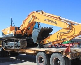 توقیف بیل مکانیکی ۱۰۰ میلیاردی قاچاق در کوهدشت