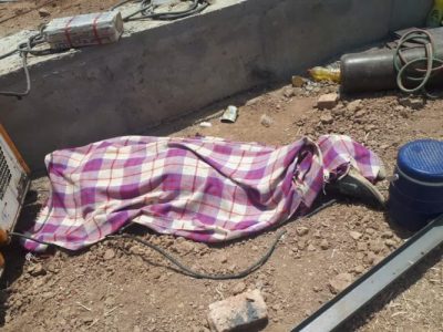 مرگ کارگر جوشکار بر اثر برق گرفتگی در لرستان