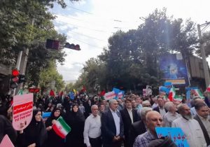 راهپیمایی حمایت از مردم فلسطین در شهرهای لرستان برگزار شد