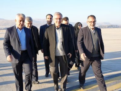 رئیس سازمان برنامه و بودجه کشور وارد لرستان شد