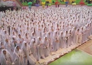 جشن تکلیف ۸۵۰ نفر از دانش آموزان دختر الیگودرزی