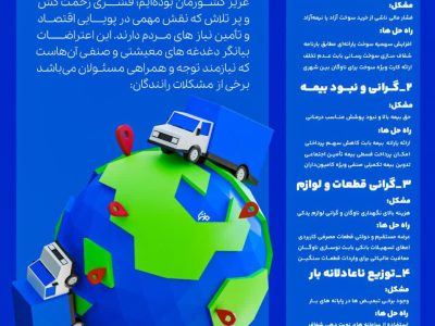 بررسی علل اعتراض کامیون داران