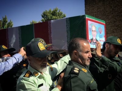 تشییع فرمانده حفاظت اطلاعات سازمان بسیج مستضعفین در شهرستان سلسله