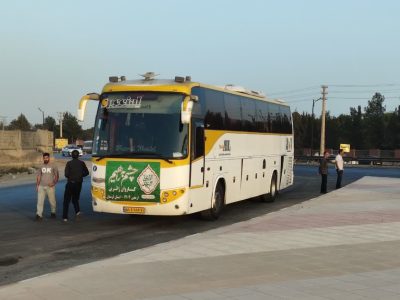 اعزام ۱۰۰ درصدی ناوگان حمل و نقل عمومی لرستان به مرز مهران و شلمچه
