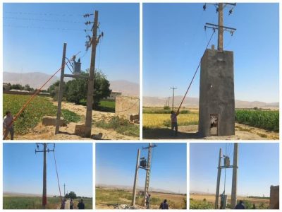 قطع برق ۸ حلقه چاه غیر مجاز در بروجرد