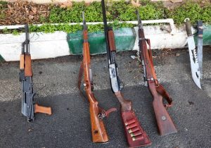 ۱۸ قبضه سلاح شکاری غیرمجاز در پلدختر کشف شد