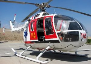 نجات مادر باردار الیگودرزی توسط اورژانس هوایی