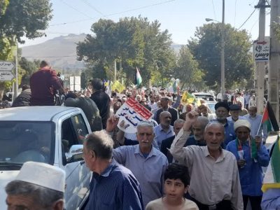 برگزاری راهپیمایی بشارت نصر در لرستان