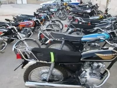 ۳۵ دستگاه موتورسیکلت متخلف در الیگودرز توقیف شد