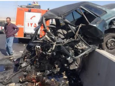 حادثه رانندگی مرگبار در جاده ی ازنا لرستان