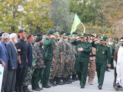 رزمایش اقتدار بسیجیان در خرم آباد