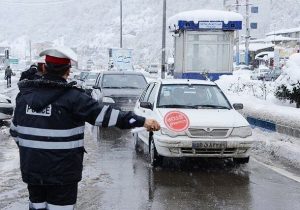 هشدار پلیس راه لرستان درباره لغزندگی جاده‌ها