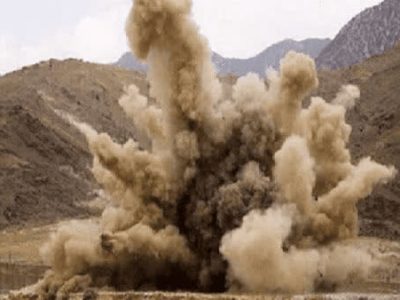 انفجار کنترل شده مهمات جنگی عمل‌نکرده فردا در خرم آباد روابط عمومی قرارگاه