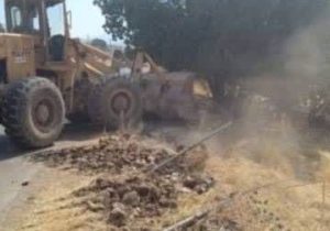 آزادسازی حریم راه های روستایی سلسله در لرستان